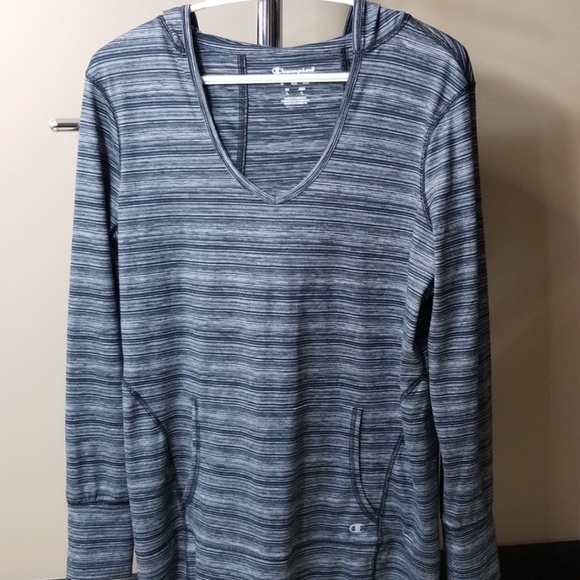 Champion v neck hoodie. - Picture 1 of 8